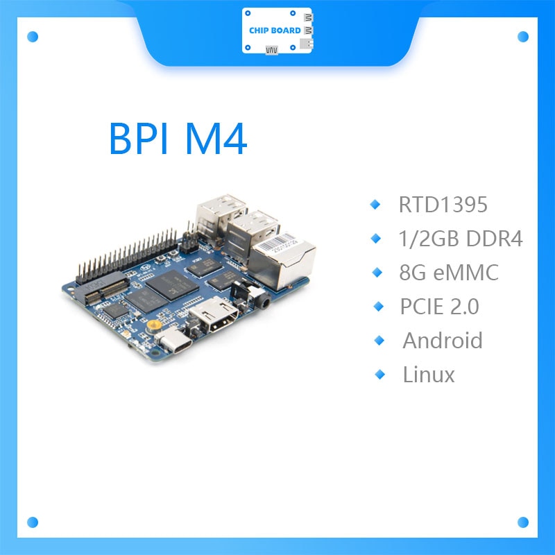 ٳ  BPI M4 Realtek RTD1395 64 Ʈ , 1G/2..